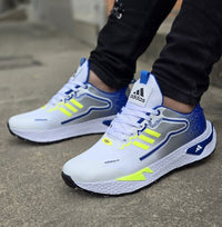 blanco azul